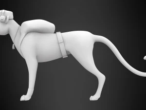 tf2 scout cheetah 3D Model