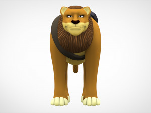 tf2 soldier lion 3D Model