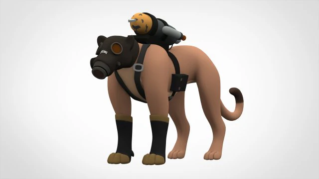 tf2 pyro cougar 3D Модель .c4d .max .obj .3ds .fbx .stl .blend 