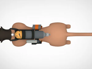 tf2 pyro cougar 3D Модель