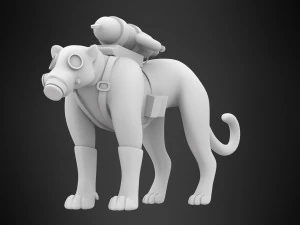 tf2 pyro cougar 3D Модель