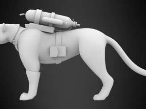 tf2 pyro cougar 3D Модель