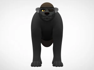 tf2 demoman panther 3D Model