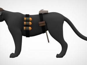 tf2 demoman panther 3D मॉडल