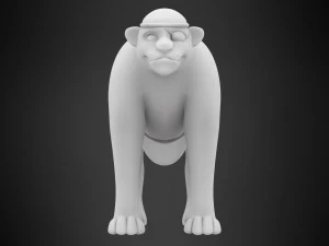 tf2 demoman panther 3D Model