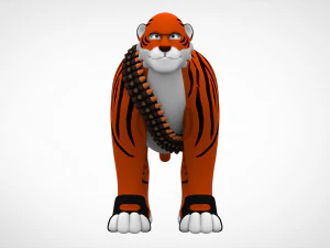 tf2 heavy tiger 3D Model
