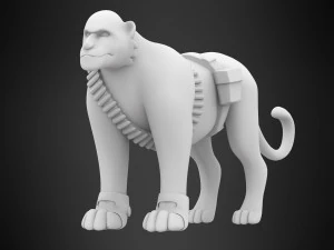 tf2 heavy tiger 3D Model