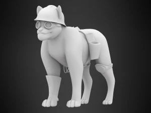 tf2 engineer serval 3D Model