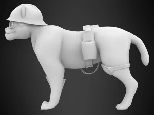 tf2 engineer serval 3D Model