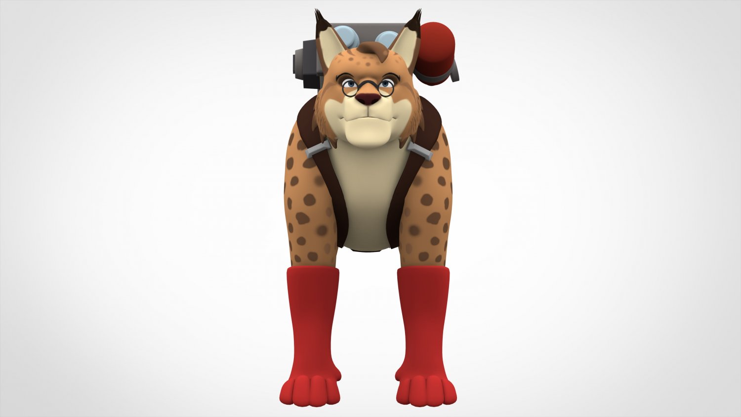 Medium 3d. Lynx 3d model.