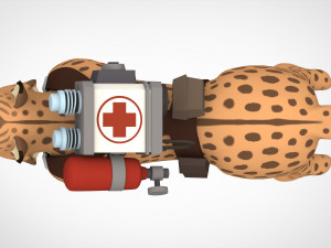tf2 medic lynx 3D-Modell