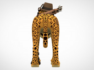 tf2 sniper leopard 3D Модель
