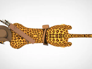 tf2 sniper leopard 3D Model