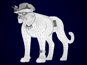 tf2 sniper leopard 3D Модель