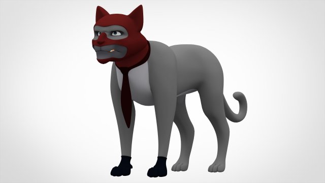 tf2 spy cat 3D Model .c4d .max .obj .3ds .fbx .stl .blend 