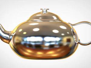 jogo de ch&aacute; Modelo 3D