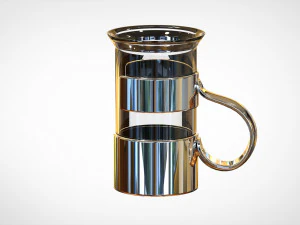 jogo de ch&aacute; Modelo 3D