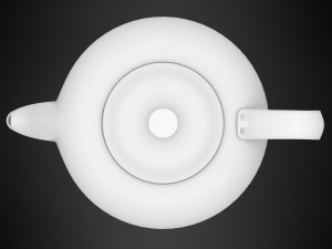 tea-set 3D-Modell