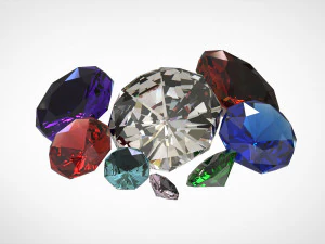 gemstones 3D Model