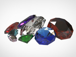 gemstones 3D-Modell