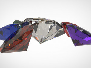 gemstones 3D-Modell