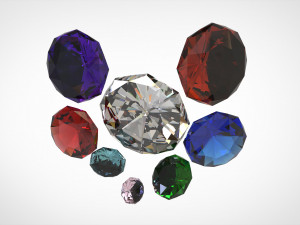 gemstones 3D-Modell