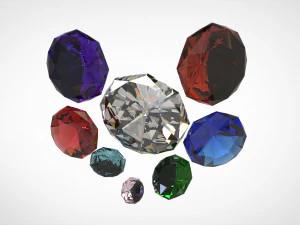 gemstones 3D Model
