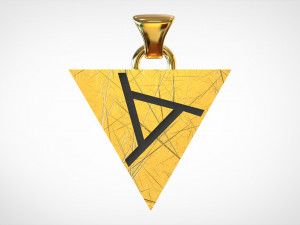 artifact logo pendant Modèle 3D