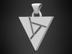 artifact logo pendant 3D Model
