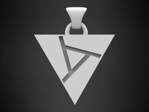 artifact logo pendant 3D Model