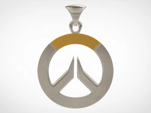 overwatch logo pendant 3D Model