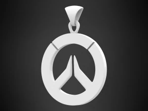 overwatch logo pendant 3D Model