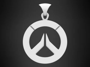 overwatch logo pendant 3D Model