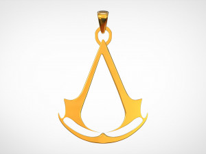 assassins creed logo pendant 3D Модель
