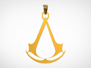 assassins creed logo pendant 3D Модель