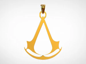 assassins creed logo pendant 3D Model