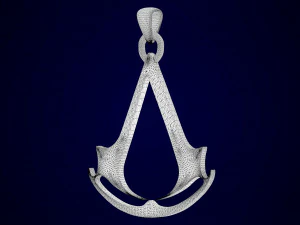 assassins creed logo pendant 3D Model