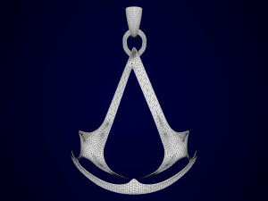 assassins creed logo pendant 3D Модель