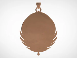 pingente de logotipo da irmandade de a&ccedil;o Modelo 3D