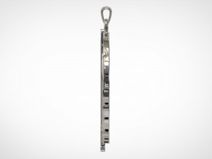 brotherhood of steel logo pendant Model 3D