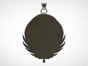 pingente de logotipo da irmandade de a&ccedil;o Modelo 3D