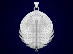 pingente de logotipo da irmandade de a&ccedil;o Modelo 3D