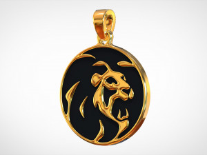 mgm logo pendant 3D 모델