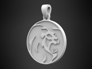 mgm logo pendant 3D Model