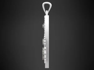 heart and gears pendant 3D Model