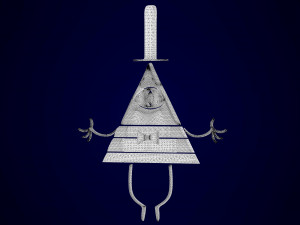 bill cipher zodiac pendant Modèle 3D
