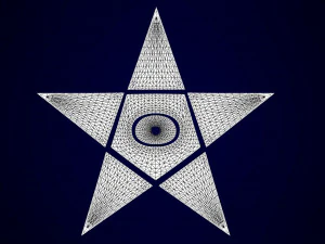 bill cipher zodiac pendant 3D Model