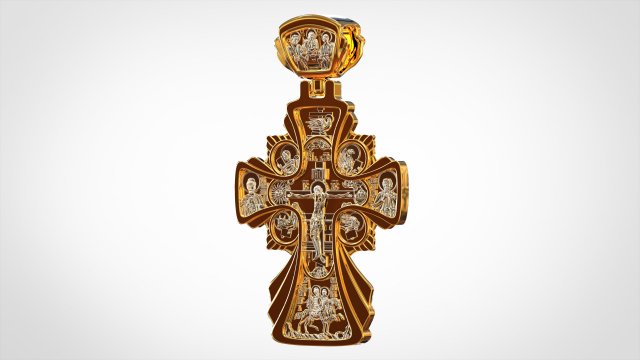 sovereign cross Model 3D .c4d .max .obj .3ds .fbx .stl .blend 