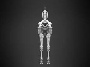 scheletro di unicorno Modello 3D