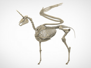 alicorn skeleton 3D Model